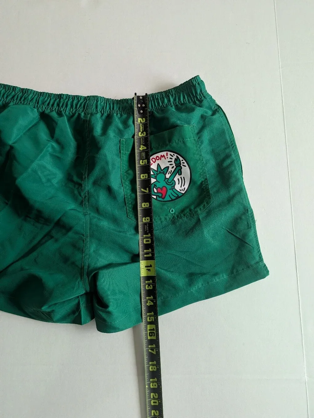 Keith Haring Mens New York Art Graphic Swim Shorts W/Lining  (M)